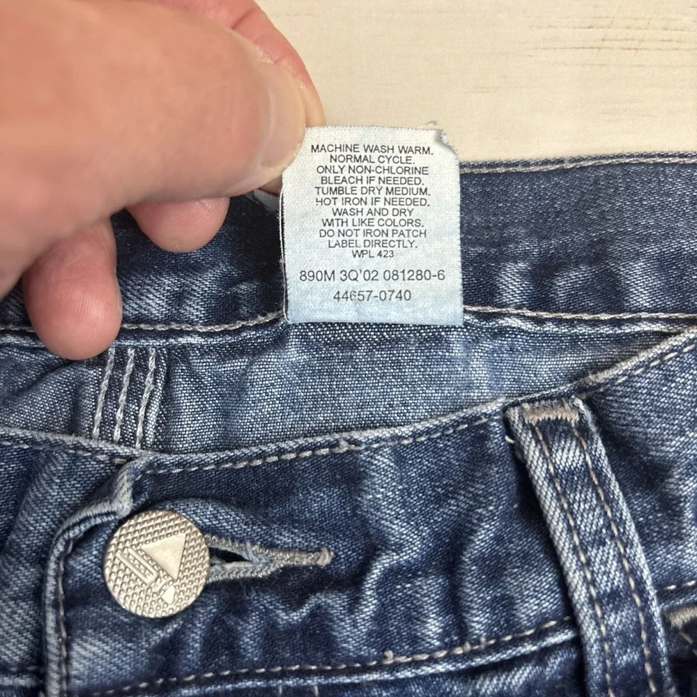 Levis SilverTab Carpenter Jeans Vintage Mens 31x34 Blue Denim Relaxed Zip Fly